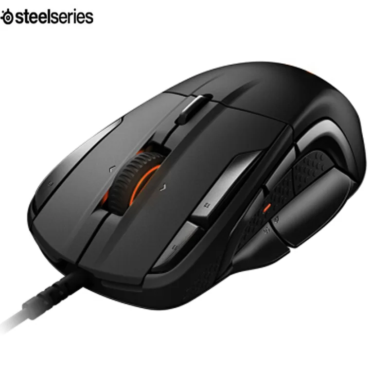 Совершенно новая программируемая игровая мышь SteelSeries Rival 500 MMO/MOBA с 15 кнопками-16000 CPI