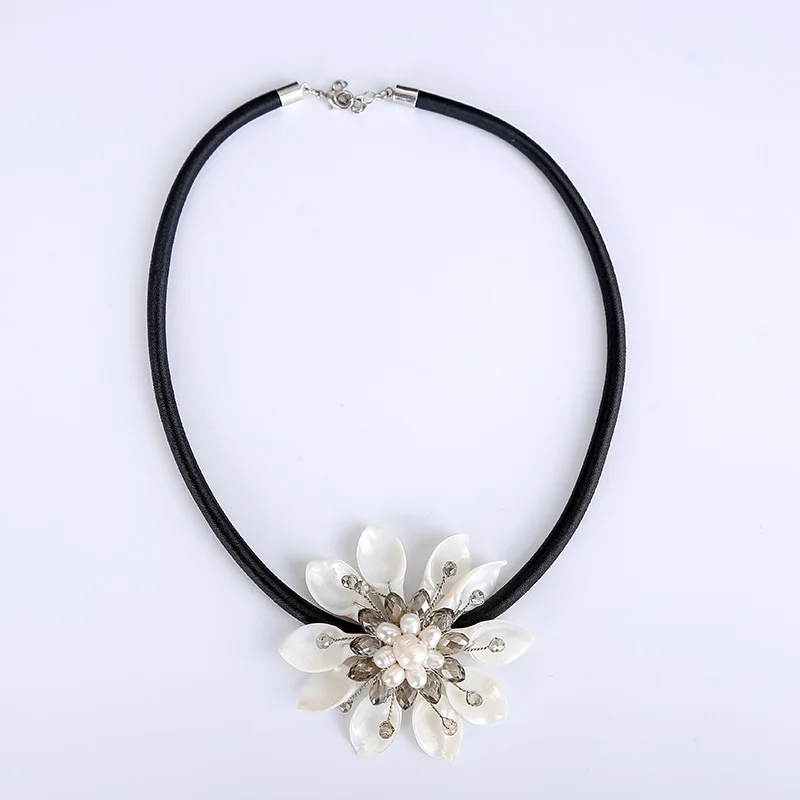 Europe and the United States big brand with same natural pearl fire freshwater necklace long paragraph wild simple | Украшения и