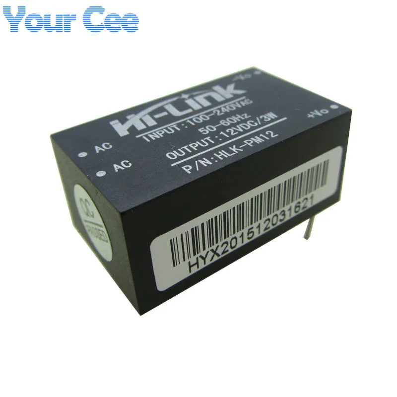 Понижающий модуль питания от 220 В до 12 преобразователь умный бытовой выключатель