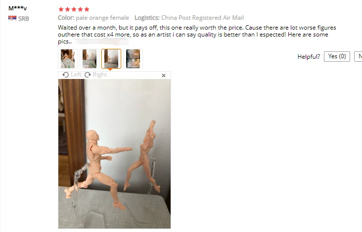 13 см Фигурки игрушки для художника подвижные мужские и женские фигурки ПВХ