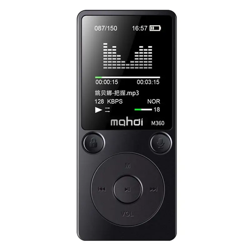 MP3 плеер Встроенный динамик 8 Гб Видео с FM радио голос Регистраторы музыкальный 1
