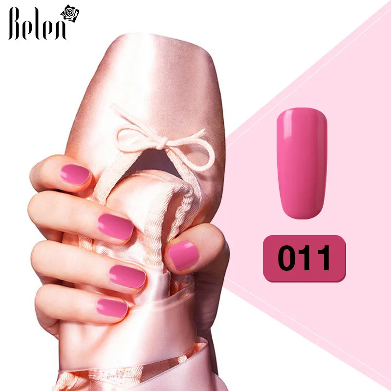 Белен розовый цвета серии УФ лак для ногтей УФ-гель декор салон LED замочить от