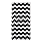 Современное пляжное дорожное полотенце с черно-белым шевроном и зигзагообразным узором, классическое мягкое кухонное полотенце из микрофибры с геометрическим рисунком шеврона для лица