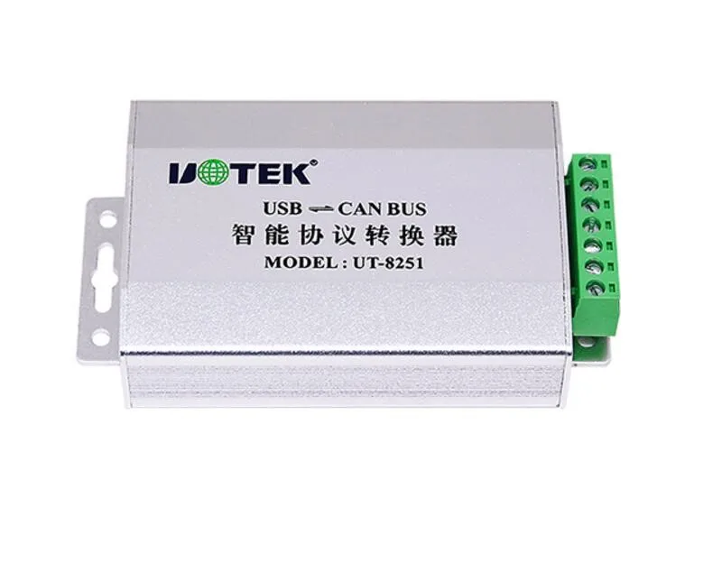 UTEK UT 8251 USB 2 0 to CAN BUS Turn CANBUS Интеллектуальный протокол конвертер промышленный