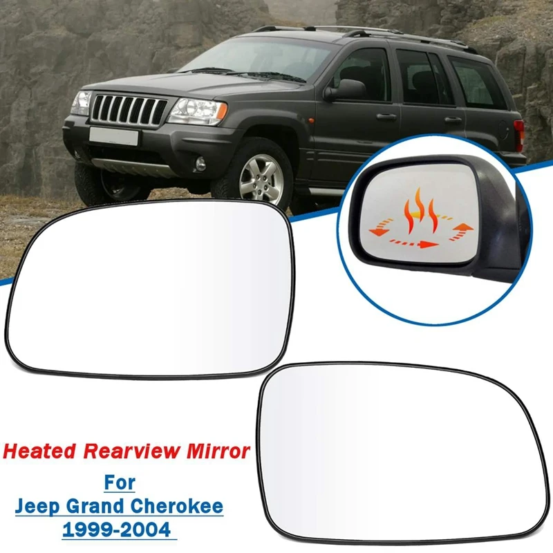 1 пара автомобильных зеркал заднего вида для Jeep Grand Cherokee 1999 2000 2001 2002 2003 2004 |