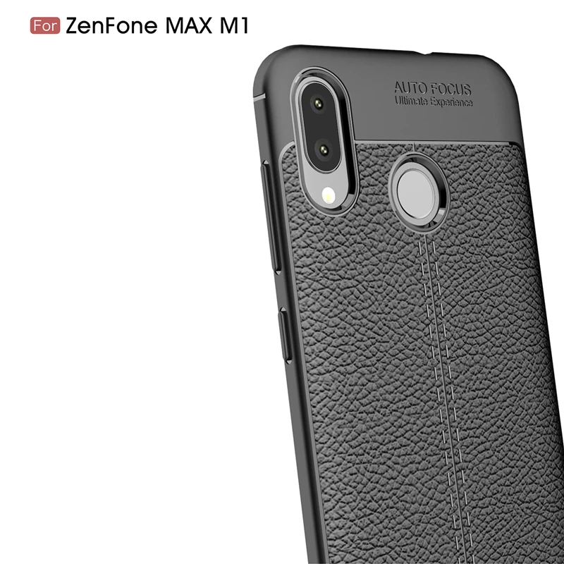 Матовый Мягкий силиконовый чехол из ТПУ для Asus Zenfone Max M1 ZB555KL телефона кожаный с