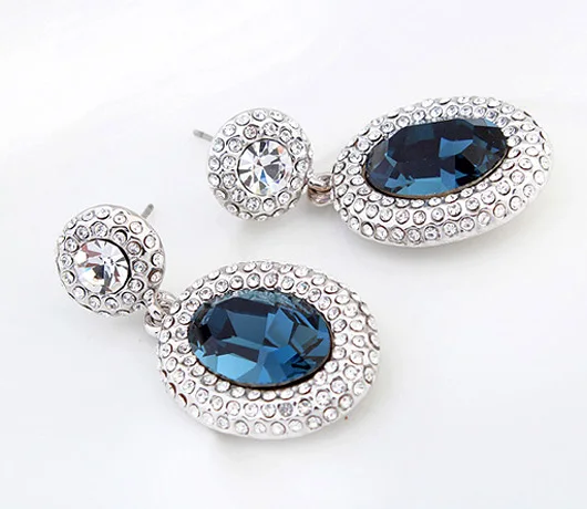 

ANNGILL New Noble Design Crystal from Swarovski Drop Earrings Fashion Delicate Dangle Brincos Jewelry For Women Romantic Gift