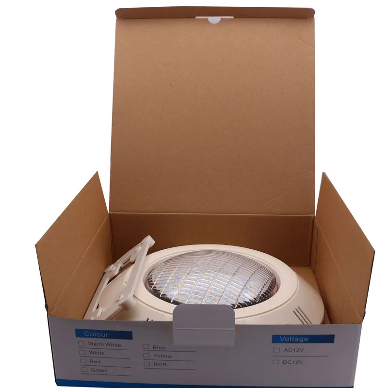 Переменного тока 12 V светодиодный RGB светодиодные подводные огни плавательный