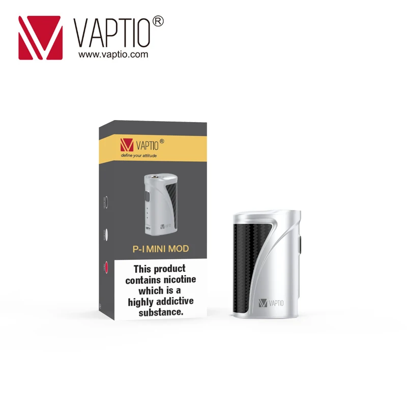 Vaptio 1300 мАч P1 мини мод встроенный аккумулятор vape 50 Вт Vape Комплект для P-I/P-I