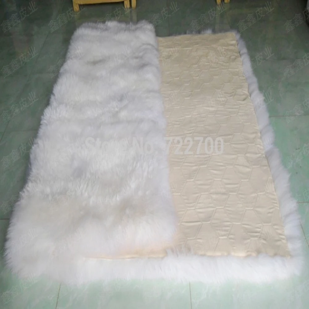 Белый овчина ковер из натурального овечьего меха ковры для гостиной Рождество|bed