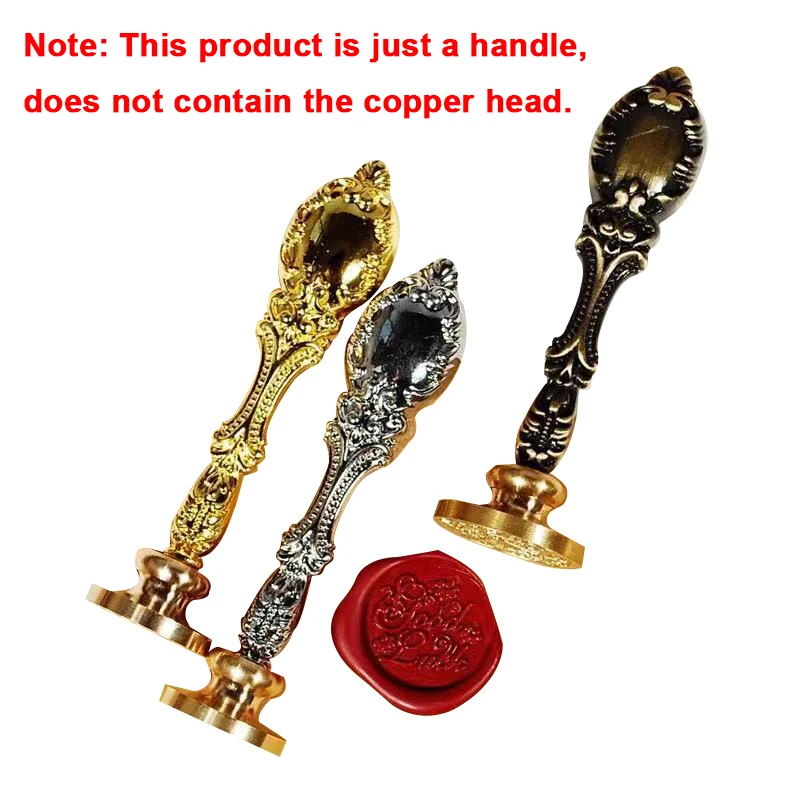 1 шт. роскошный благородный воск печать металлическая ручка без медной головки