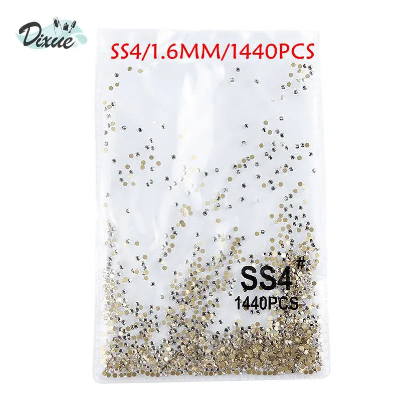 SS3-SS40, кристаллы, золотые, с плоской задней частью, стразы, без горячей фиксации, золото, для украшения ногтей, Gemsclothes, обувь, ресницы 350 - Цвет: ss4