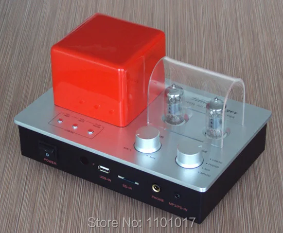 Xiangsheng H-03A Гибридный 6F1 ламповый усилитель HiFi Exquis MP3 Плеер Ключ USB SD карты декодер