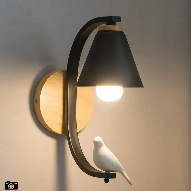 Скандинавский современный настенный светильник LED Железный WandLamp креативные