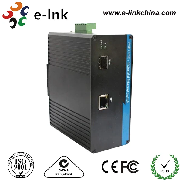 

10/100 Мбит/с, IEEE802.3at, POE + Мощность: 25,5 Вт, слот SFP, Промышленный Коммутатор Ethernet PoE