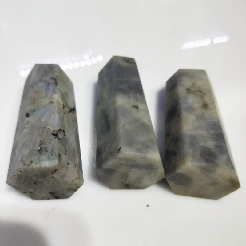 60 мм натуральный Лабрадорит палочка башня камни и кристаллы cuarzo piedra натуральные