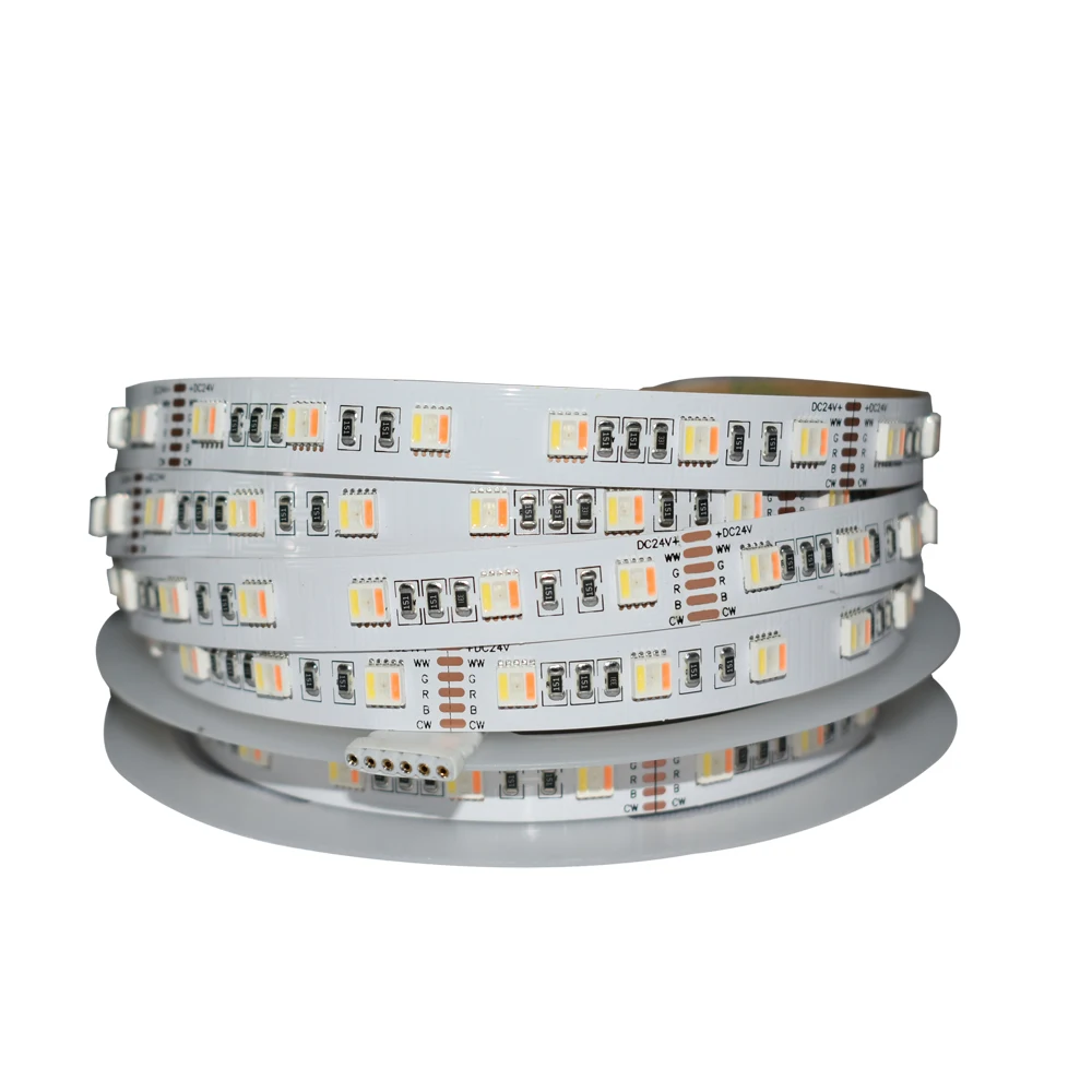 Новый продукт 5050 5 в 1 гибкая светодиодная лента с контролором м/лот RGBW + WW dream strip no