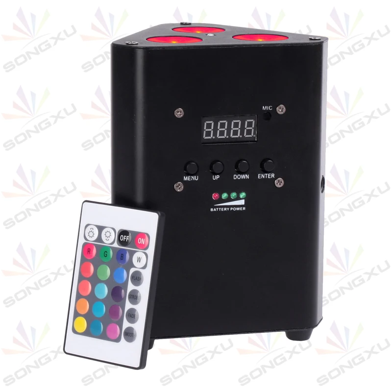 SONGXU 10 шт./лот 3X10 Вт 4в1 RGBW батарея питание ИК светодиодный Par свет/SX-IRPL0310