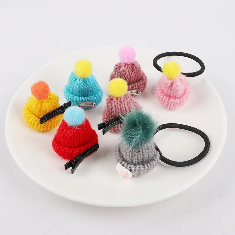 New Arrival 10pcs/lot Multiple Color Woolen hat handmade diy Earrings Material Package Hair Accessories Decoration Supplies | Украшения и