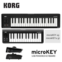Korg microKEY25 microKEY2-37 Powerable USB MIDI Keyboard Controller Synthesizer Cable Drum Electric Digital Piano iPad mac pc