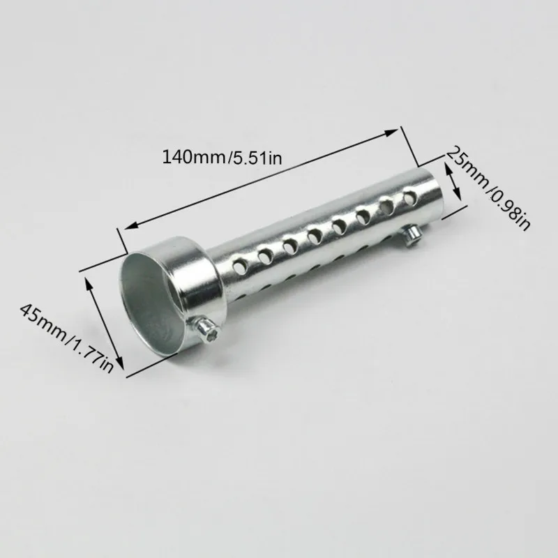 Универсальный глушитель выхлопной трубы для мотоцикла из нержавеющей стали