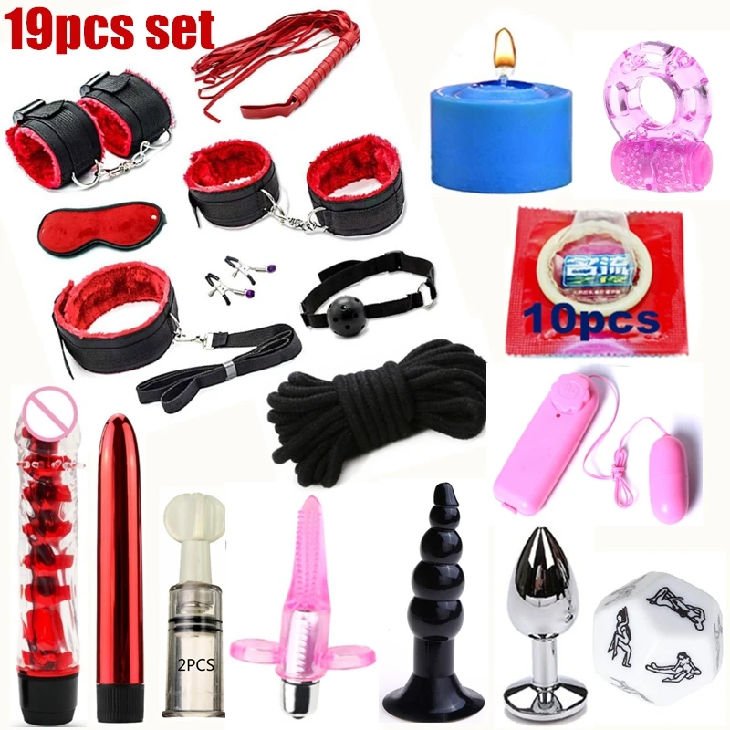 Комплект продуктов для взрослых фаллоимитатор вибратор и анальные пробки