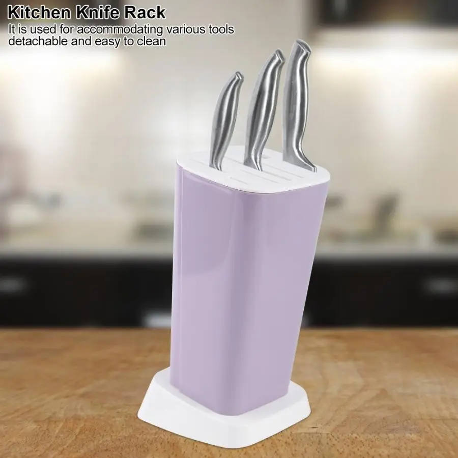 Многофункциональная Пластиковая Подставка для кухонных ножей 1 шт. держатель