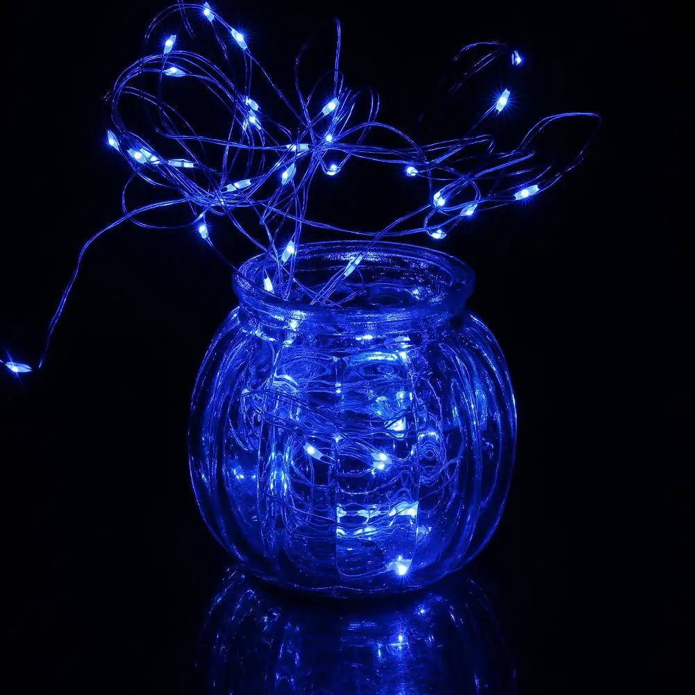 Новый 3 м 30 LED Серебряный провод Гирлянда Свет Фея лампа фестивали декоративный