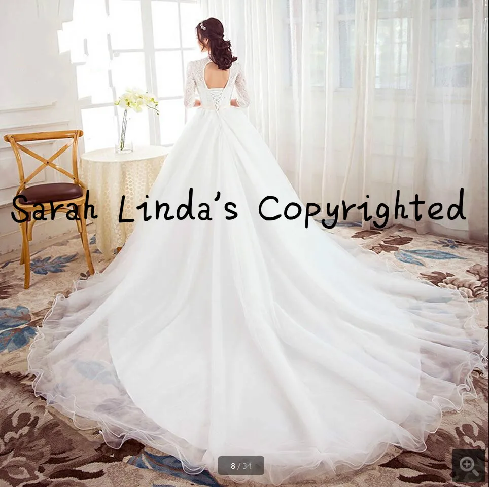 Бальное платье нового дизайна красное кружевное свадебное с коротким рукавом и