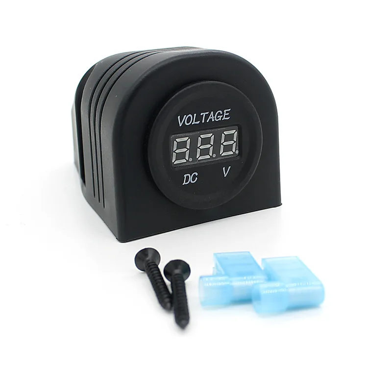 Автомобиль автомобиль вольтметр цифровой измеритель напряжения LED12V-24V изменение
