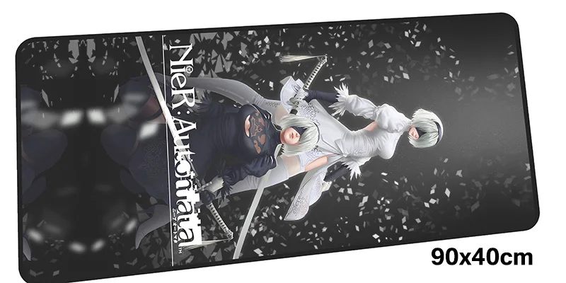 Size 900x400X2MM Nier automata коврик для мыши computador gamer mause коврик 900x400X2 мм Большой крутой Коврик Для Мыши Эргономичный гаджет офисный стол коврики - Цвет: Size 900x400X2MM