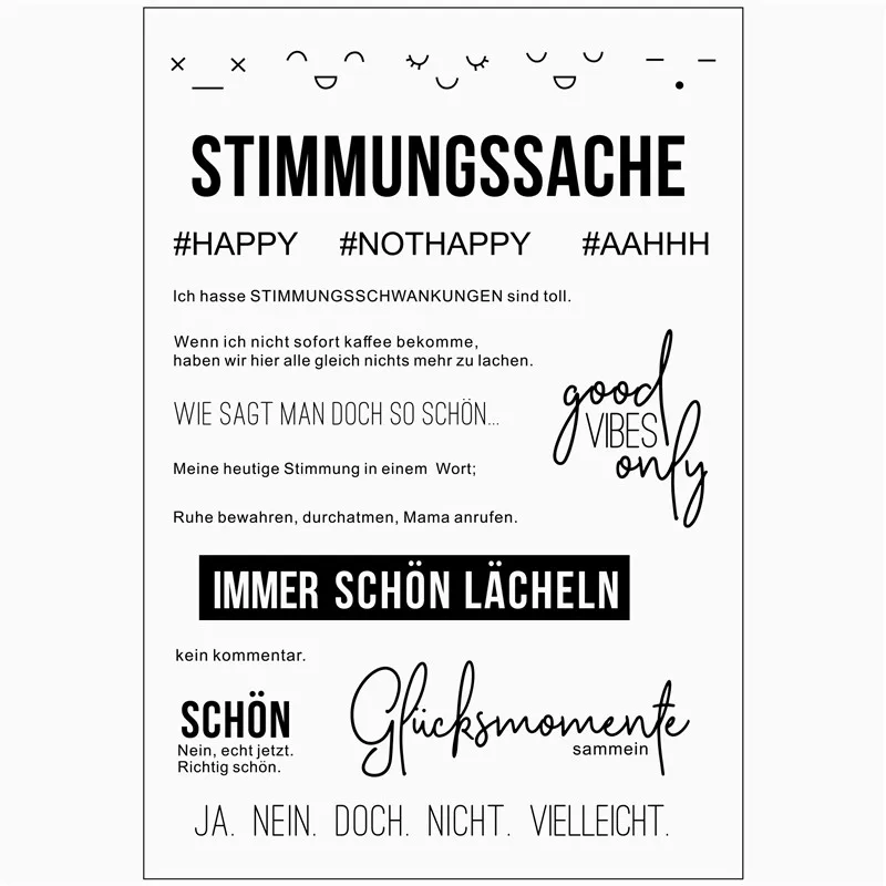 Немецкий прозрачный силиконовый штамп DIY Скрапбукинг/фотоальбом декор новый |