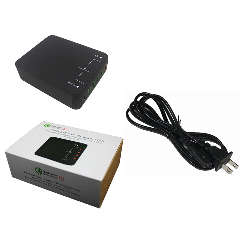 INGMAY многопортовое USB зарядное устройство 8А Быстрая зарядка 3,0 type C QC3.0 Быстрая зарядка для iPhone iPad samsung huawei DV адаптер питания