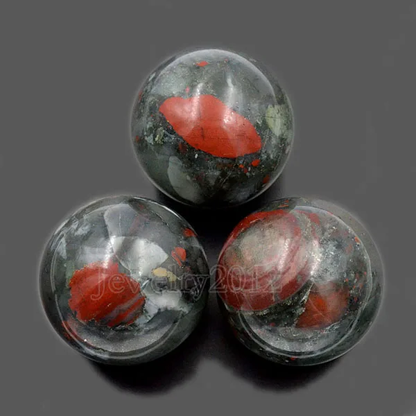 31 Blood Stone 1 шт. 50 мм натуральные драгоценные камни круглый шар кристалл лечебная Сфера массаж рок камни декор модные ювелирные изделия дизайн - Цвет: 31 Blood Stone