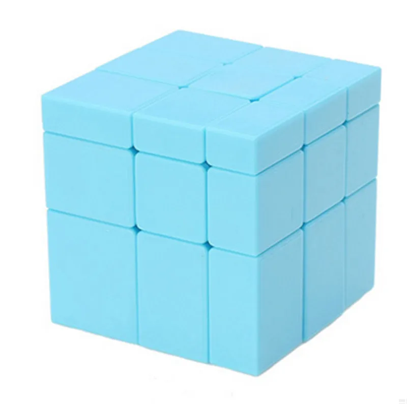 3x3x3 Magic Mirror Cube Professional Magic Cast Coated Puzzle Speed Cube Learning Education Toys For Children Magic Cube - Цвет: Blue