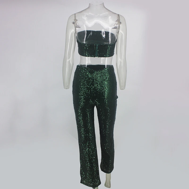 DRESSMECB элегантный женский комбинезон, Модный комбинезон с открытой спиной, вечерние летние комбинезоны с открытыми плечами, женский комбинезон из двух частей, клубная одежда