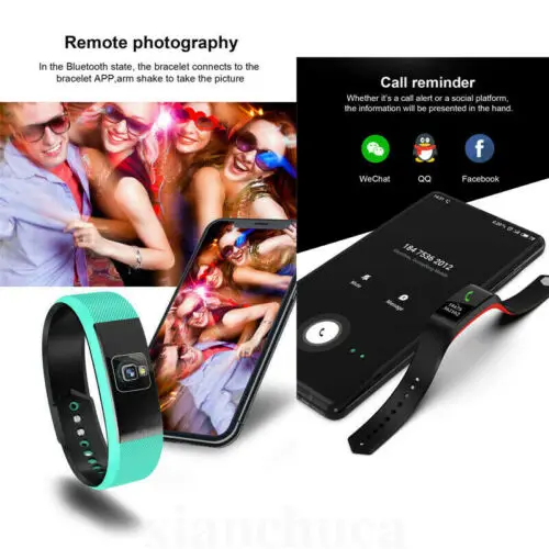 Женские Bluetooth Смарт-часы с монитором сердечного ритма для IOS Android фитнес-трекер