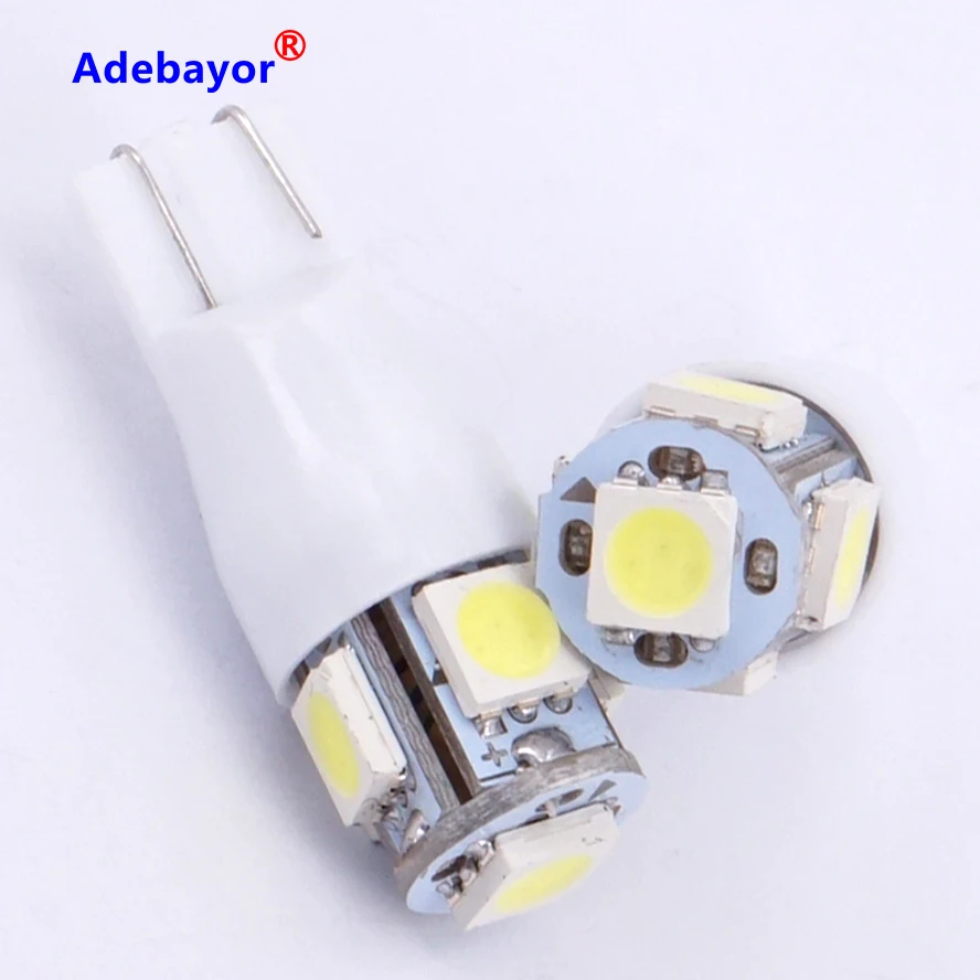8 x Бесплатная доставка T10 стробоскопическая вспышка W5W 194 5 SMD 5050 светодиодная smd