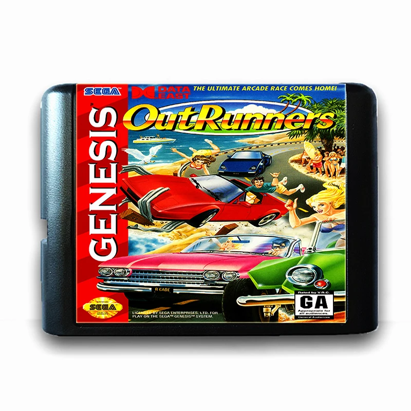 Игровая карта Out Runner для 16-битной Sega MD Mega Drive Genesis игровая консоль PAL USA JAP - купить по