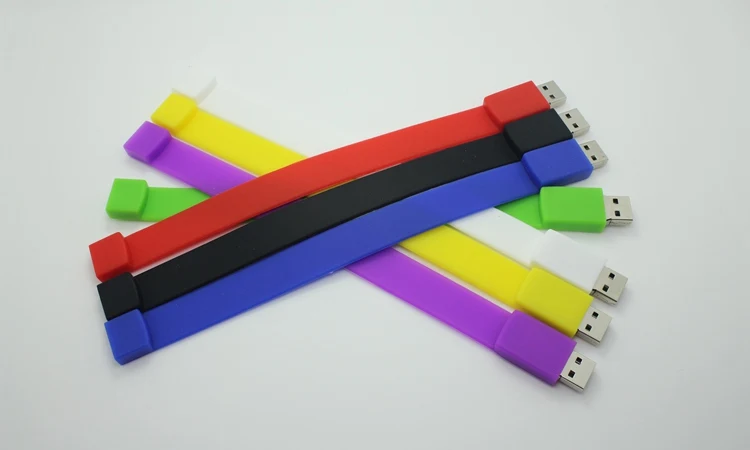 Настоящий силиконовый браслет Pulseira, 128 ГБ, 64 ГБ, 32 ГБ, 16 ГБ, 8 ГБ, 4 Гб, USB 2,0, USB флеш-накопитель, флеш-накопитель, флеш-накопитель Vara U, Дисковые накопители