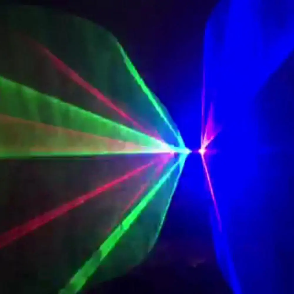 Hot 3 Heads Laser Light 0.3w RGB R 100mw G 45mw B 120mw DMX512 DJ /Bar /Party /Show /Stage LED Stage Machine | Лампы и освещение