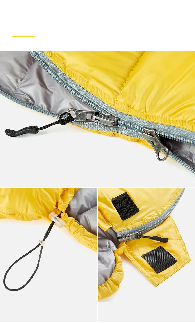 Naturehike Factory Store сверхлегкий спальный мешок с наполовину нагрудным ремнем, утиный пух, спальный мешок для отдыха на природе, туризма, гусиный пух, ленивый спальный мешок