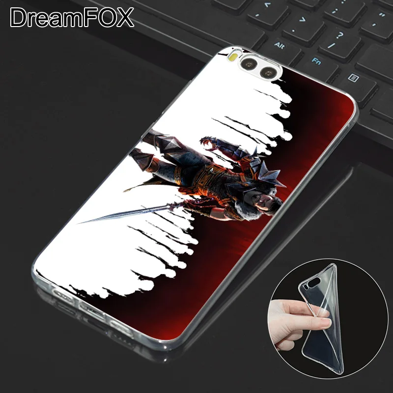 DREAMFOX M370 Age Of The Dragon Soft TPU Silicone Case Cover For Xiaomi Mi Note 2 3 4 5 6 8 SE M5 4C 4S 5C 5S 5X 6X A1 Plus |