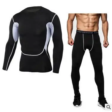 

Термобелье мужское, спортивные наборы нижнего белья, компрессионное флисовое быстросохнущее термобелье, мужская одежда