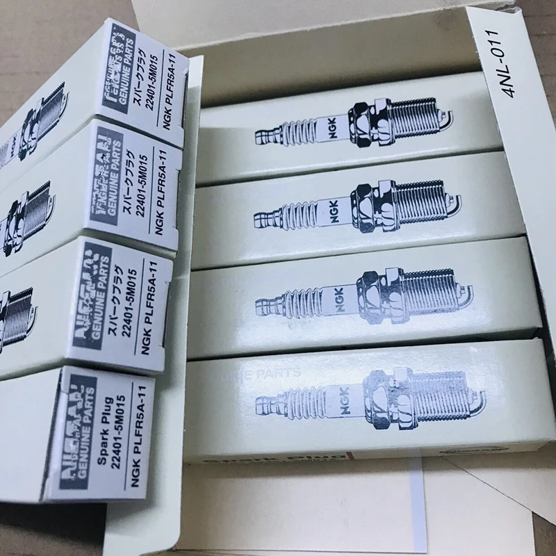 4 шт. 22401 5M015 5M016 PLFR5A11 PLFR5A 11 forNGK Лазерная Свеча зажигания Pathfinder 3.5l VQ35DE Armada 350Z Altima Quest