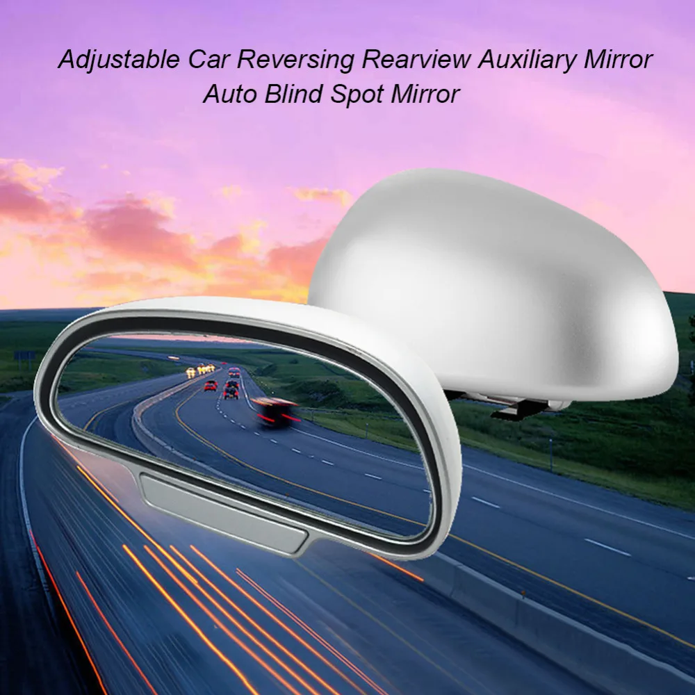 Car Rearview View Convex Mirror Wide Angle Blind Spot Automobiles Exterior Auxiliary Mirrors Auto Accessories | Автомобили и
