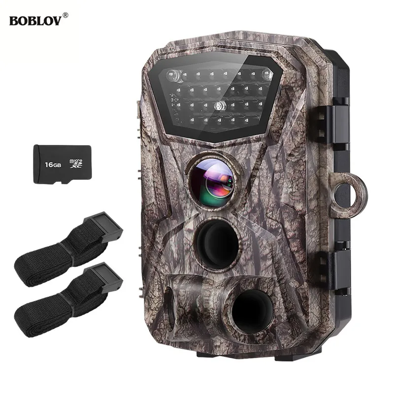 BOBLOV H883 18MP 1080P Hunting Trail Camera 24 Infrared LEDs 120 Degree PIR Lens Scouting Wildlife Night Vision Cameras - Цвет: Option 4