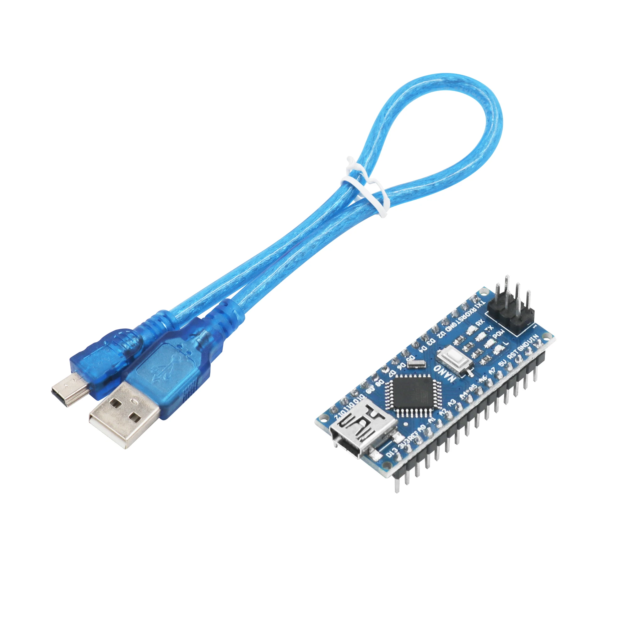 Nano 3 0 ATmega328P плата контроллера CH340 USB драйвер с кабелем для Arduino|Аксессуары