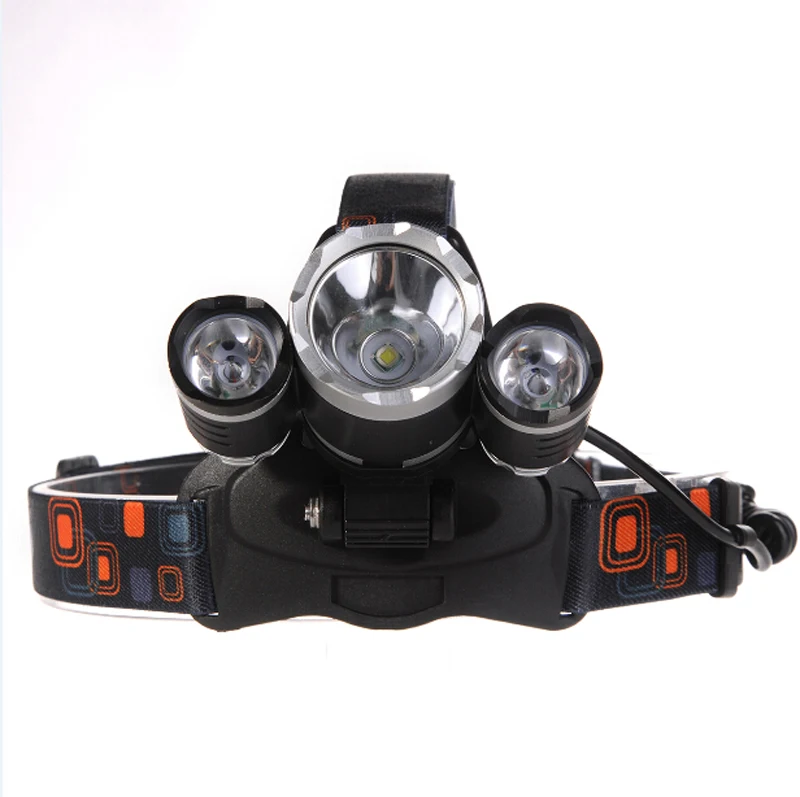 3LED из C T6 светодиодный велосипед свет фар Глава лампы фонарик 18650 + 2x18650