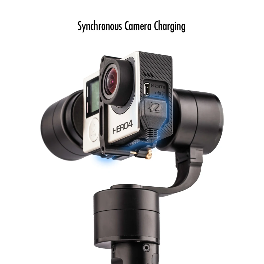 ZHIYUN стабилизатор для Gopro hero 5 EVOLUTION 3 осевой канальный джойстик GoPro 3/4/5 и Ручной